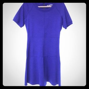 Athletes Textured En Route Dress (Midnight Blue)